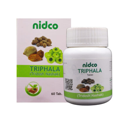 Nidco Triphala Tablets - Gut Health, Detox & Immunity Support