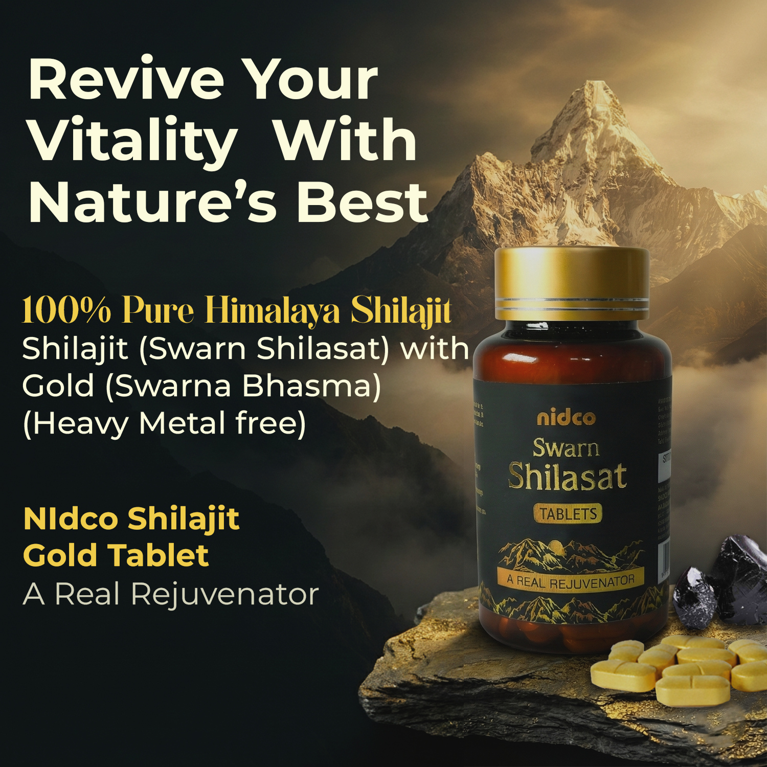 NIDCO SHILAJIT GOLD TABLETS - Image 2