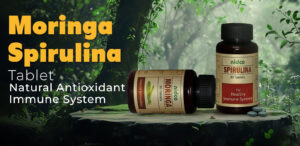 Nidco Moringa and Spirulina superfood tablets - Green Ayurvedic supplements for modern lifestyle nutrient boost
