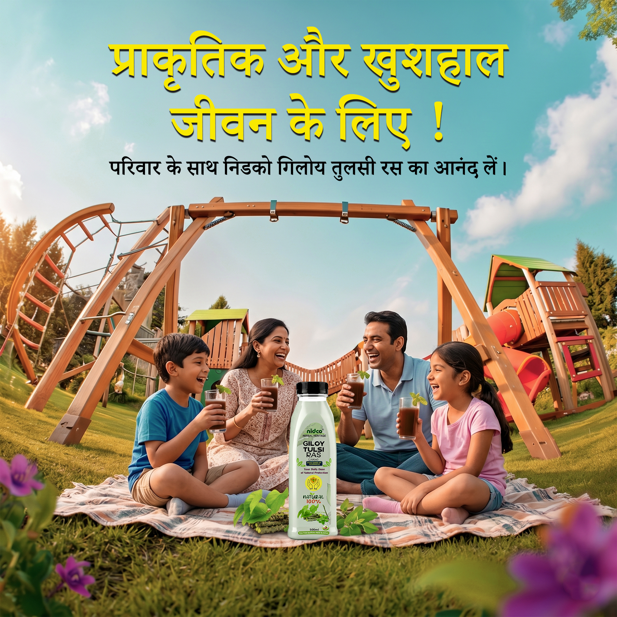 Nidco Giloy Tulsi Ras 500 ML - Image 7