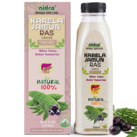 Nidco Karela Jamun Neem Ras - 500 ml