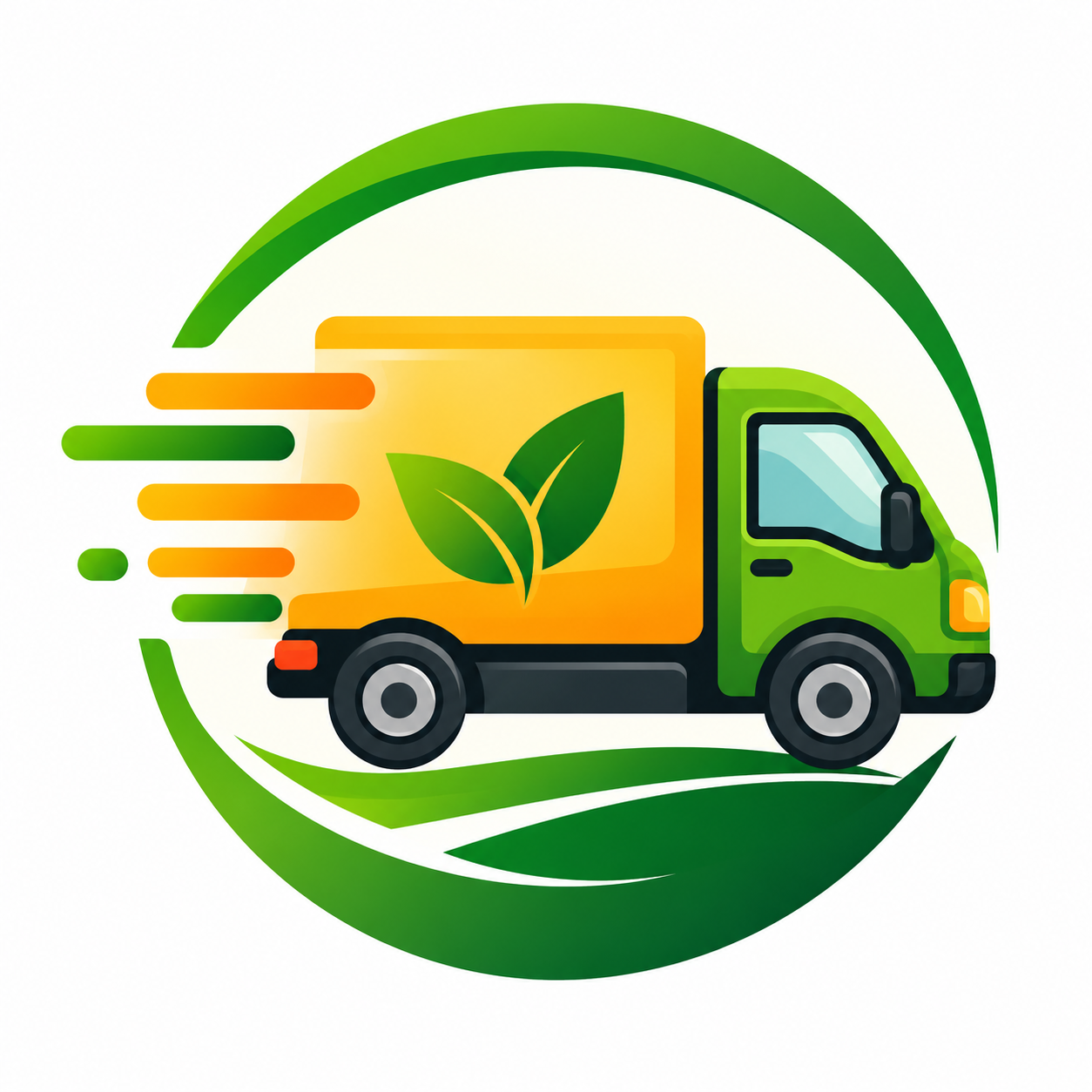 Eco Delivery Truck Badge