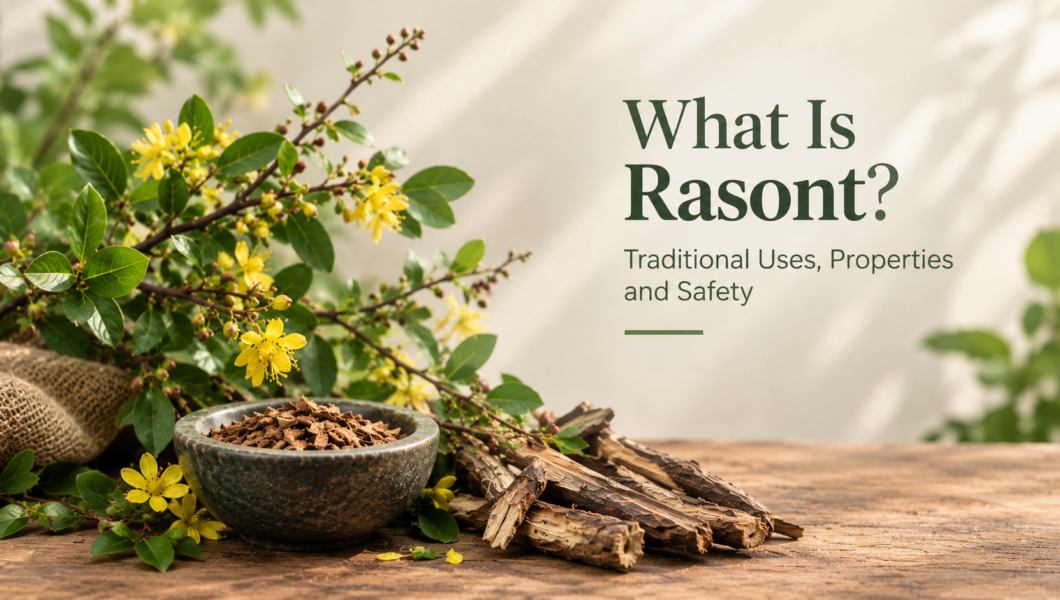 Rasont and Daruharidra botanical ingredients for an introduction to traditional Ayurvedic uses